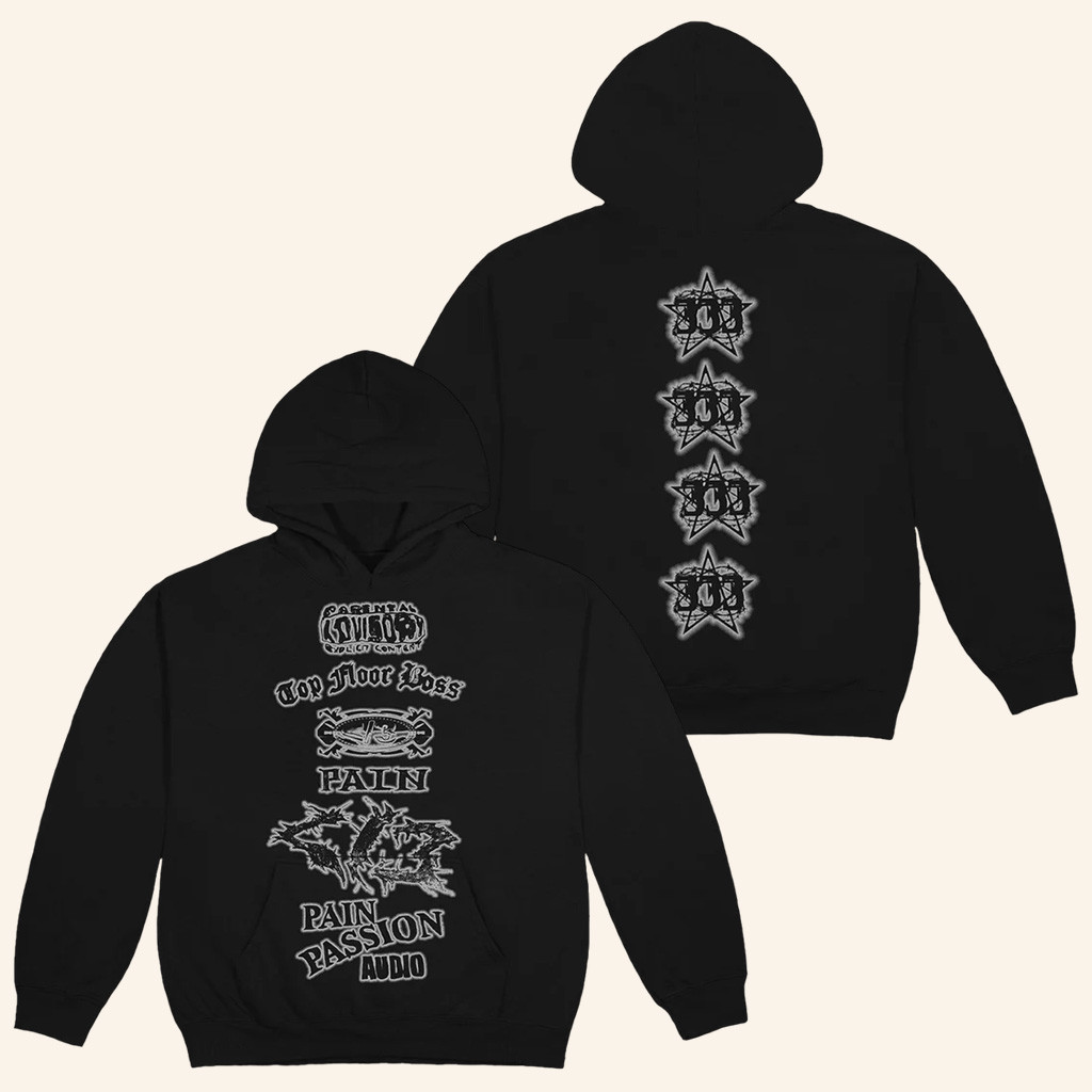 Destroy Lonely Merch Logo Mania Hoodie Pain Passion Audio Hoodie Gifts For Rap Lovers