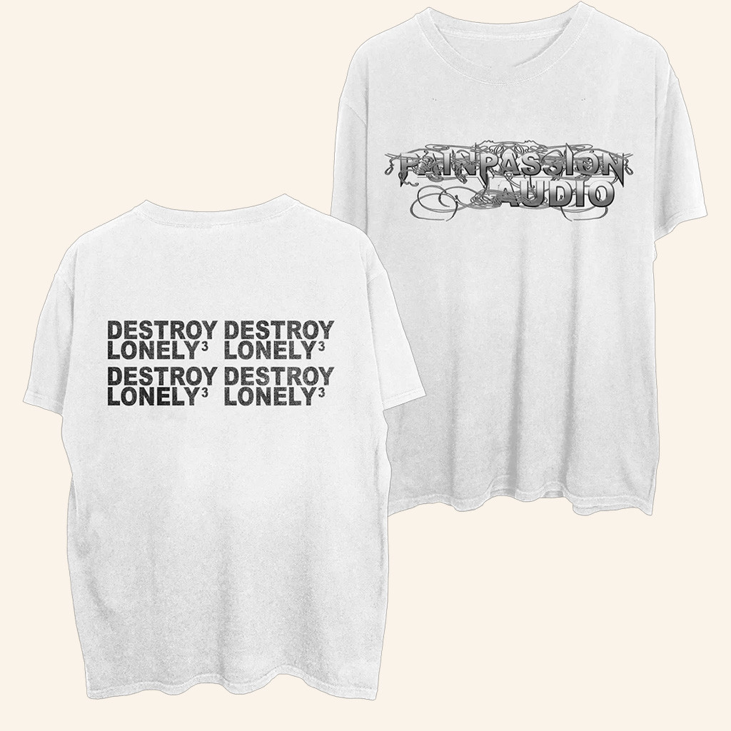Destroy Lonely Merch Pain Passion Audio T-Shirt Gifts For Rapper Fans