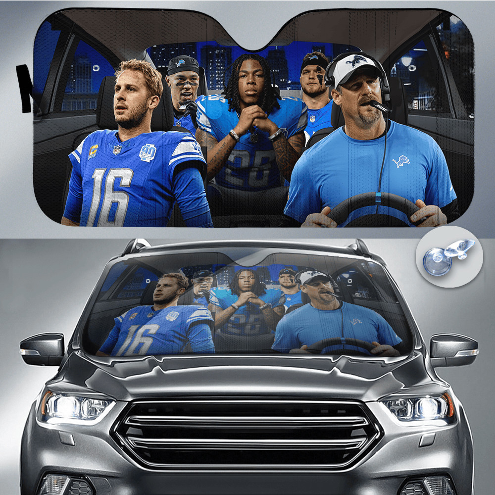 Detroit Football Sun Shade Gifts For Football Lovers