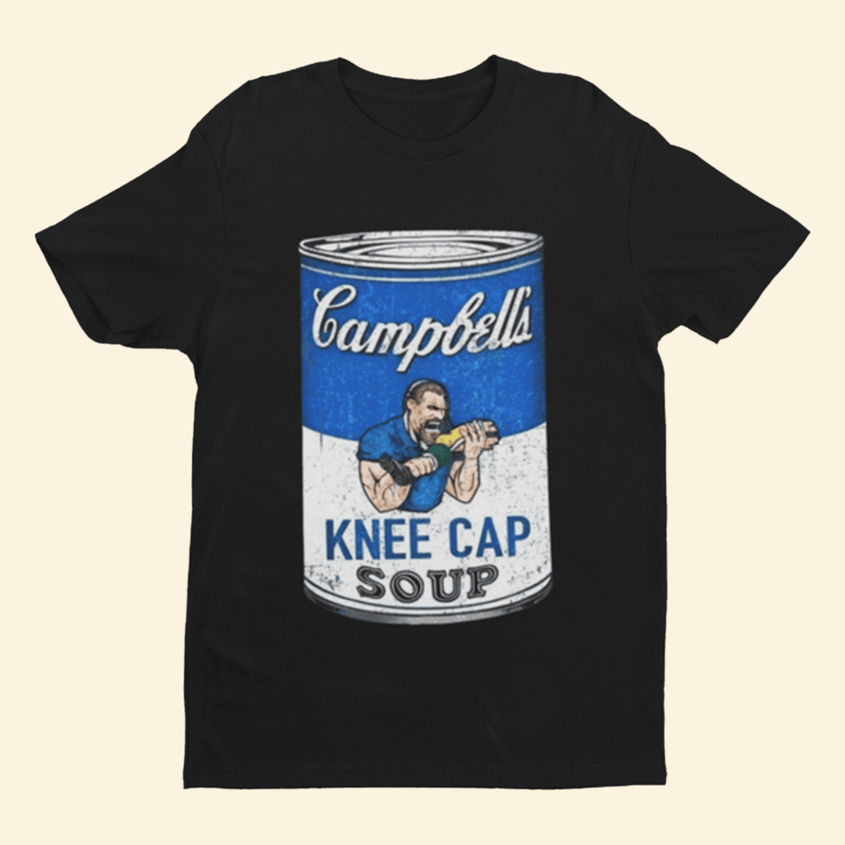 Detroit Lions Dan Campbellâ€™s Kneecap Soup T-shirt Kneecap Merch Top Father's Day Gifts
