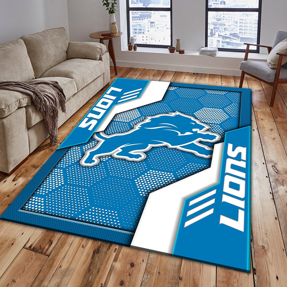 Detroit Lions Rug Unique Gifts For Football Lovers