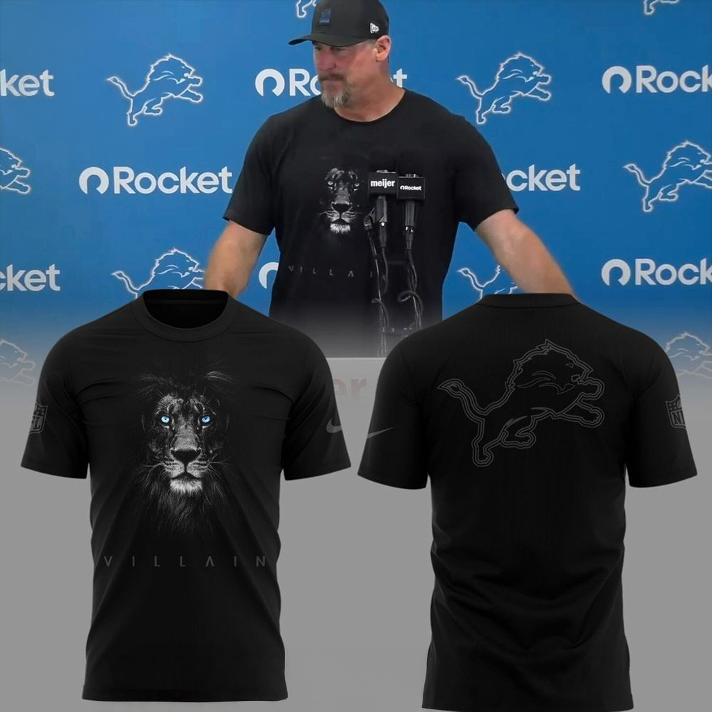 Detroit Lions Villain T-Shirt Detroit Lions Merch Gifts For Football Fan