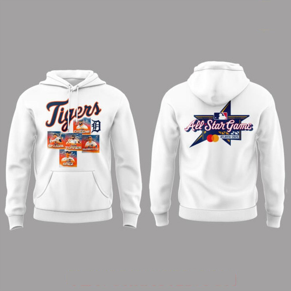 Detroit Tigers All Star 2025 Special Hoodie Detroit Tigers Merch Fans Gift Ideas