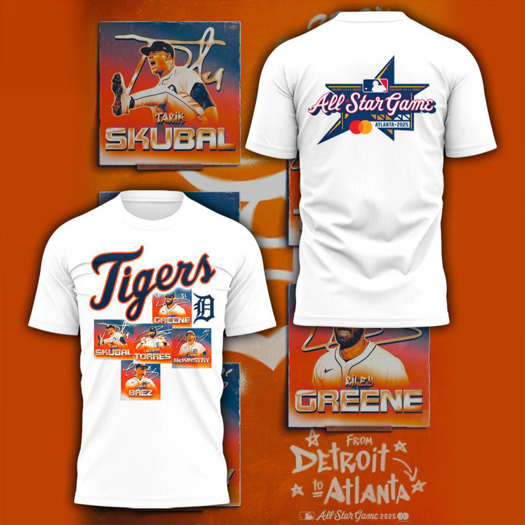Detroit Tigers All Star Game Atlanta 2025 T-Shirt Detroit Tigers Merch Gifts For Husband