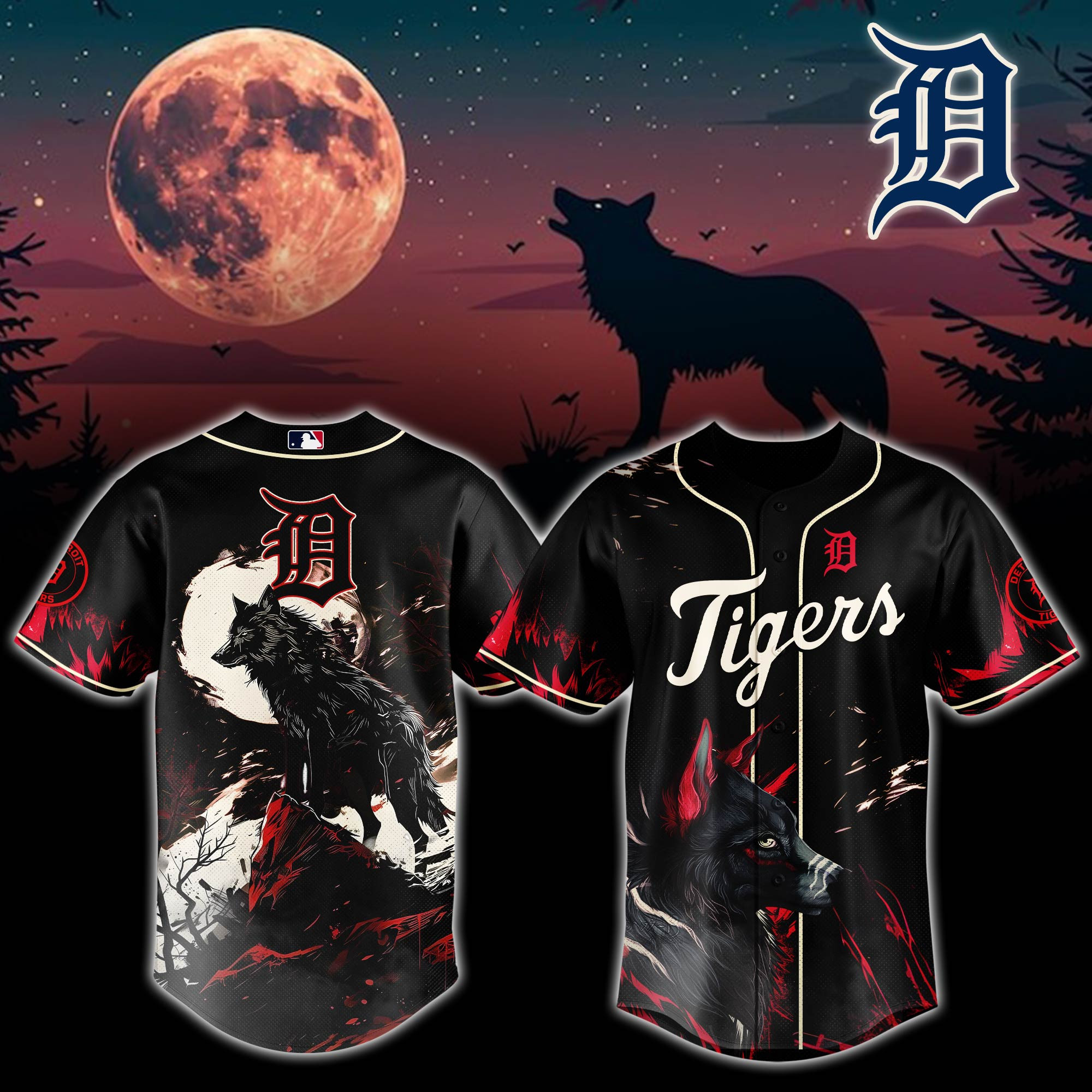 Detroit Tigers Mlb X Worf Baseball Jersey For Fans