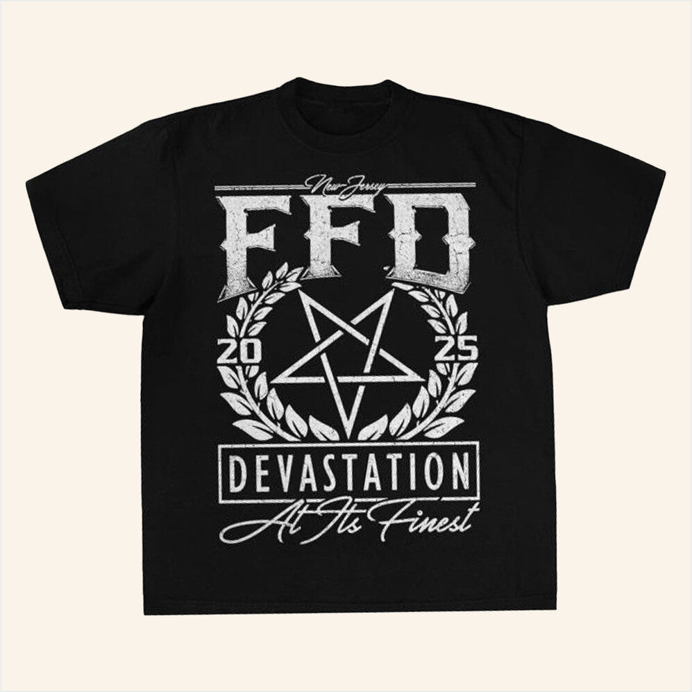 Devastation T-Shirt FFD Official Merch Gifts For Him Birthday Gift Ideas Christmas Presents