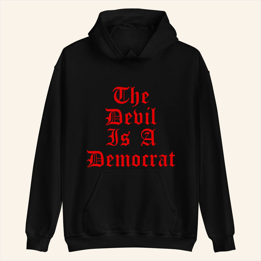 Devil Democrat Hoodie Hang Over Gang Merch Unique Gifts For Husband Birthday Gift Ideas