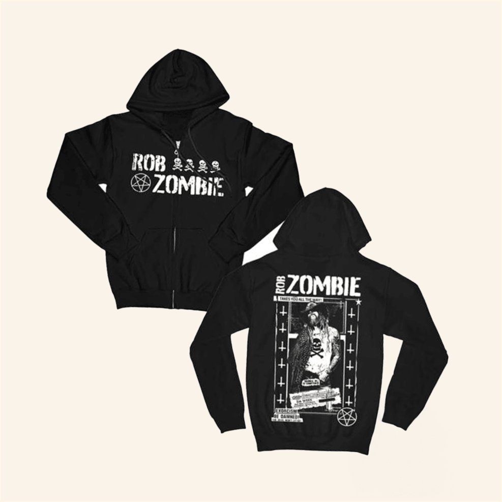 Devil Movie Zip Hoodie Rob Zombie Merch Presents For Boyfriend Birthday Gifts For Besties