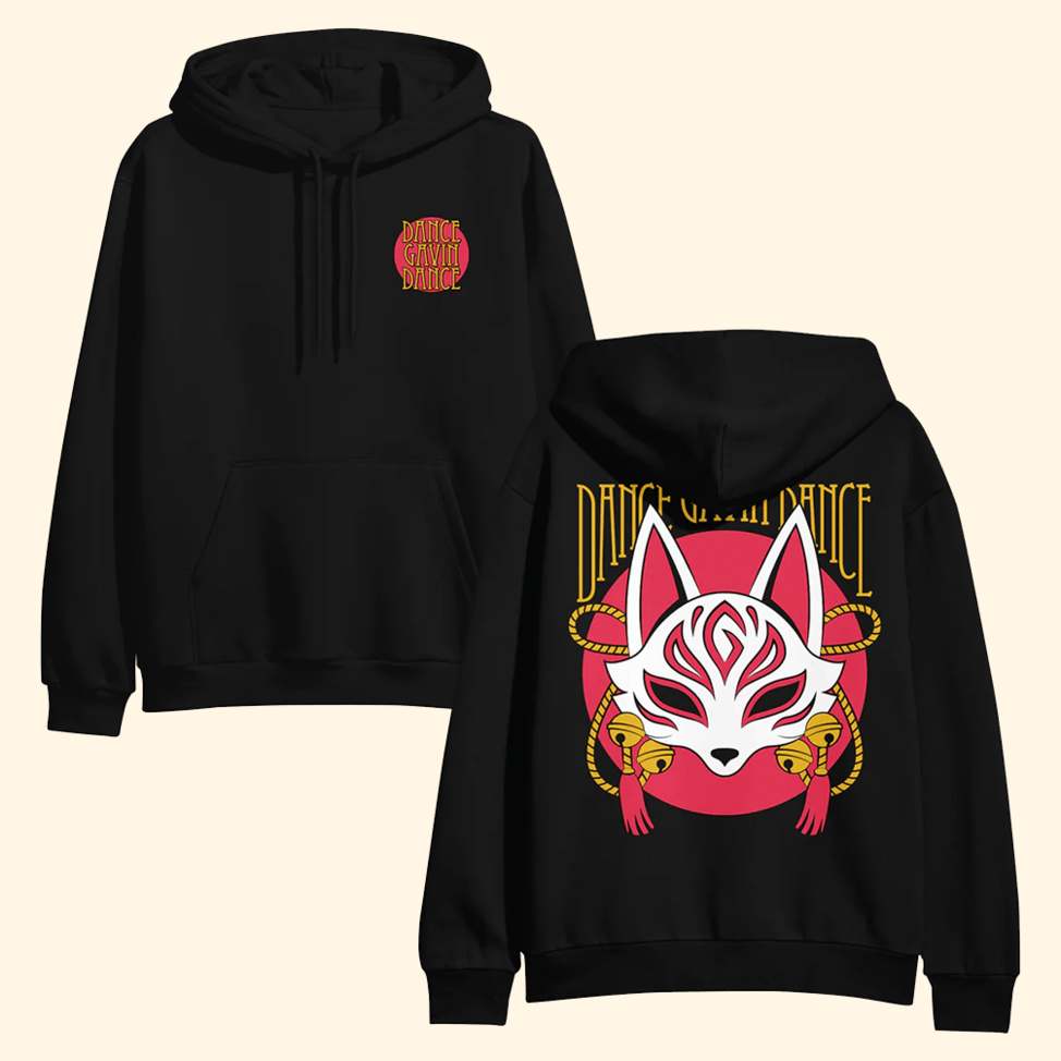 DGD Kitsune Hoodie Dance Gavin Dance Merch Father's Day Gifts For Music Fan BFF Gifts Ideas