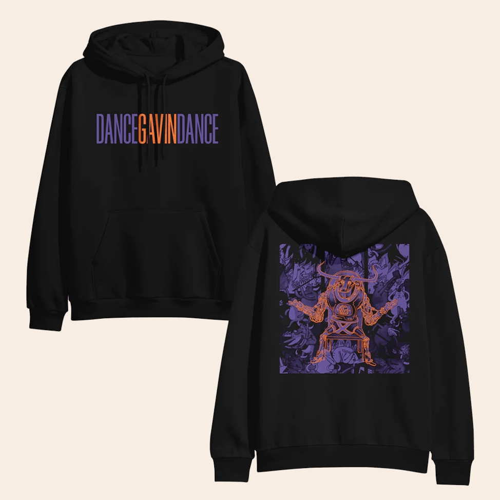 DGD Outline Hoodie Dance Gavin Dance Merch Music Lover Father'sDay Present Ideas