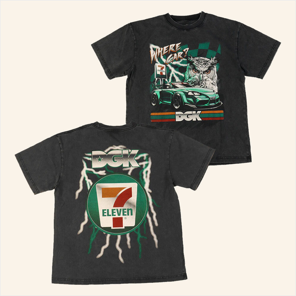 DGK x 7 Eleven T-Shirt 7 Collection Merch Gift Ideas For Husband Birthday Gift Ideas