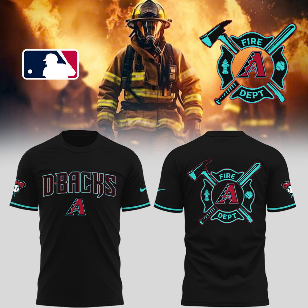 Diamondbacks X Firefighter Appreciation Night T-Shirt Presents For Baseball Lovers