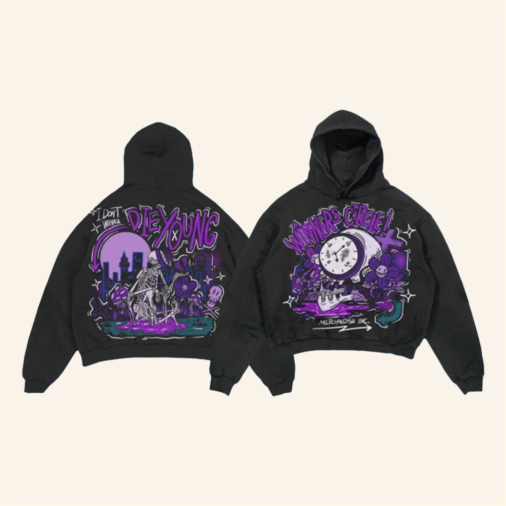 Die Young Hoodie Winners Circle Merch Birthday Gifts For Besties Christmas Presents