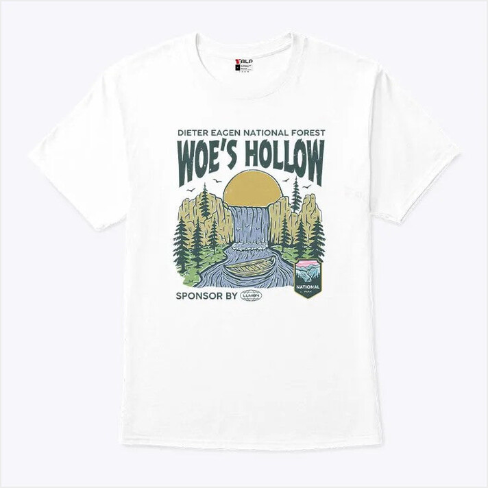 Dieter Eagan National Forest Woes Hollow Shirt Funny T-Shirt For Adults BFF Birthday Gifts