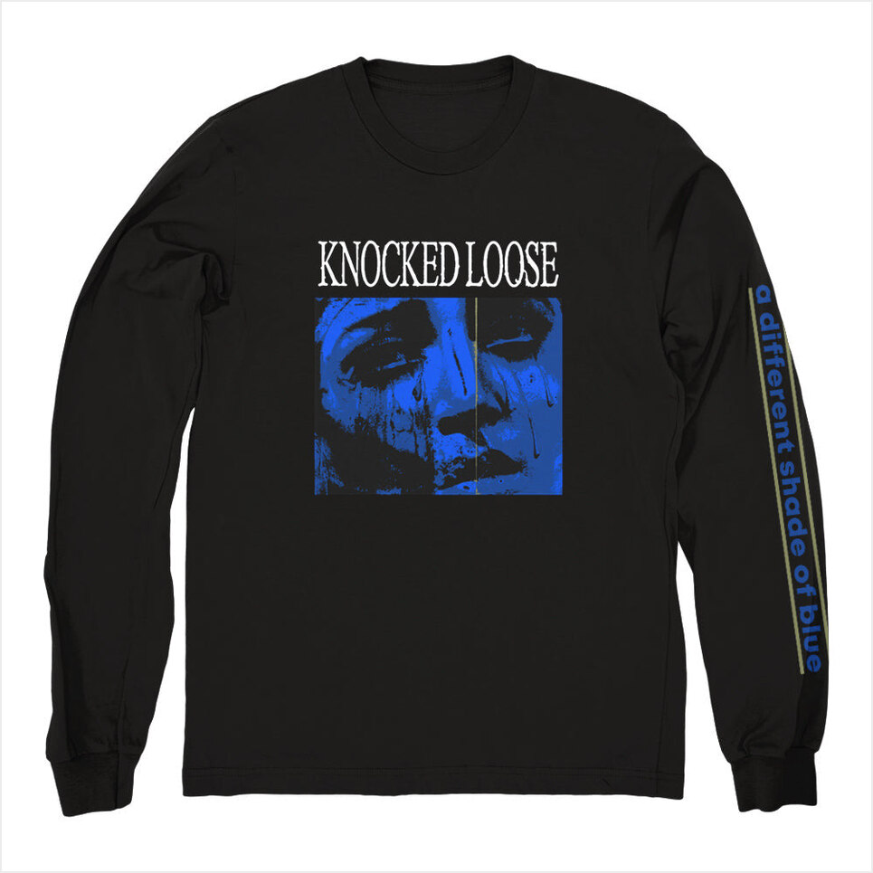 Different Shade Of Blue Long Sleeve Shirt Knocked Loose Merch Knocked Loose Shirt Father's Day Gifts For Metal Music Lovers