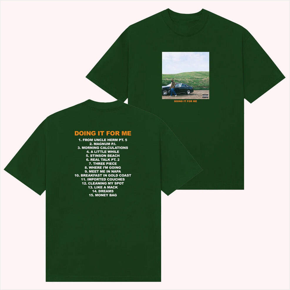 DIFM Album T-Shirt Larry June Merch Forest Green Birthday Gifts For Husband BFF Gifts