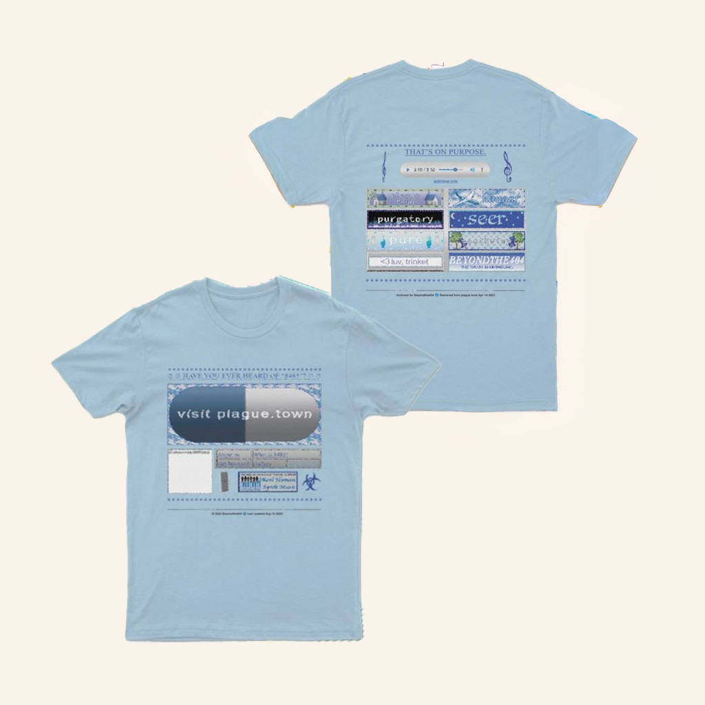 Diggers Factory Merch Plague Town Light Blue T-Shirt Gifts For Friends
