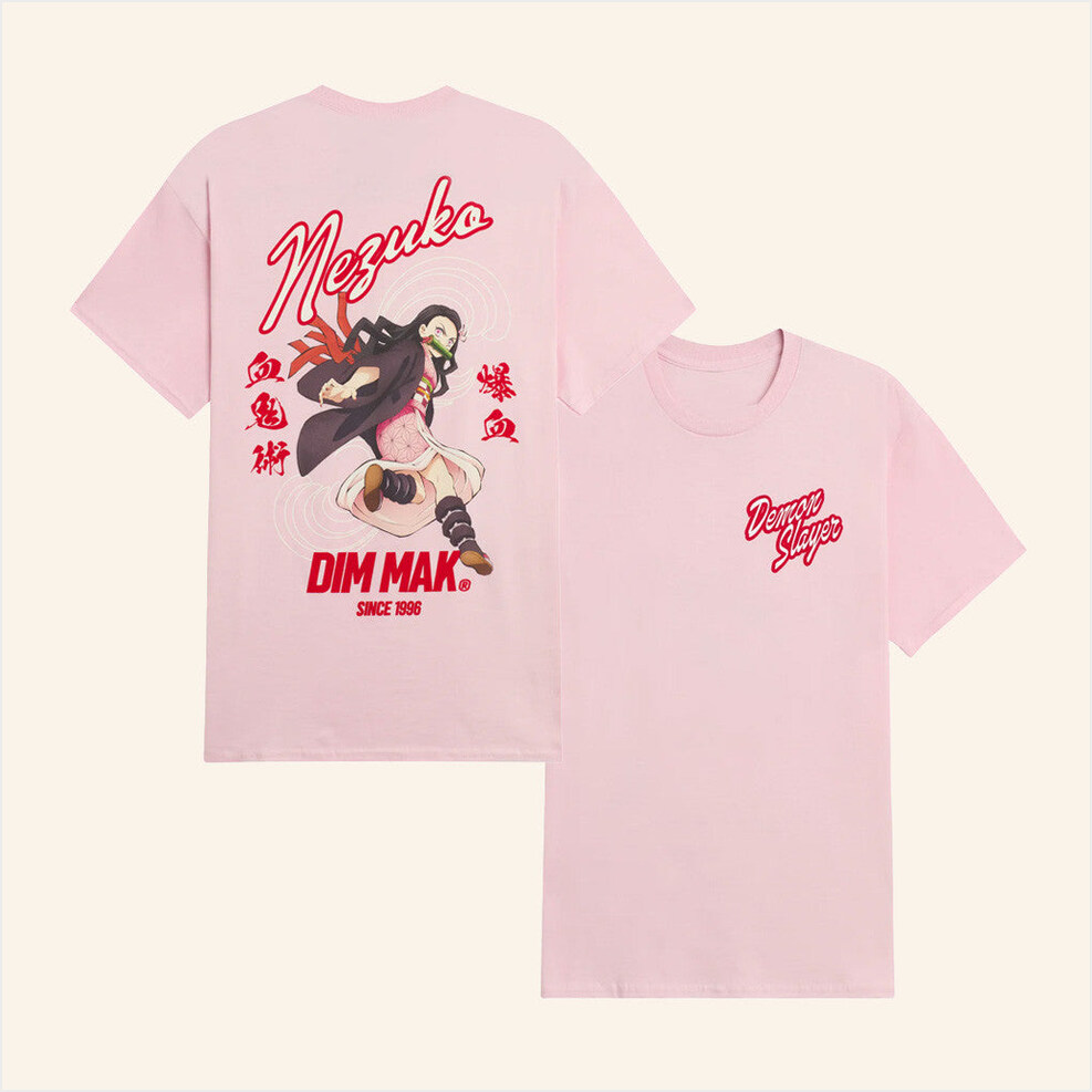Dim Mak X Demon Slayer Nezuko Souvenir Shirt Dim Mak Collection Merch Best Friend Gifts