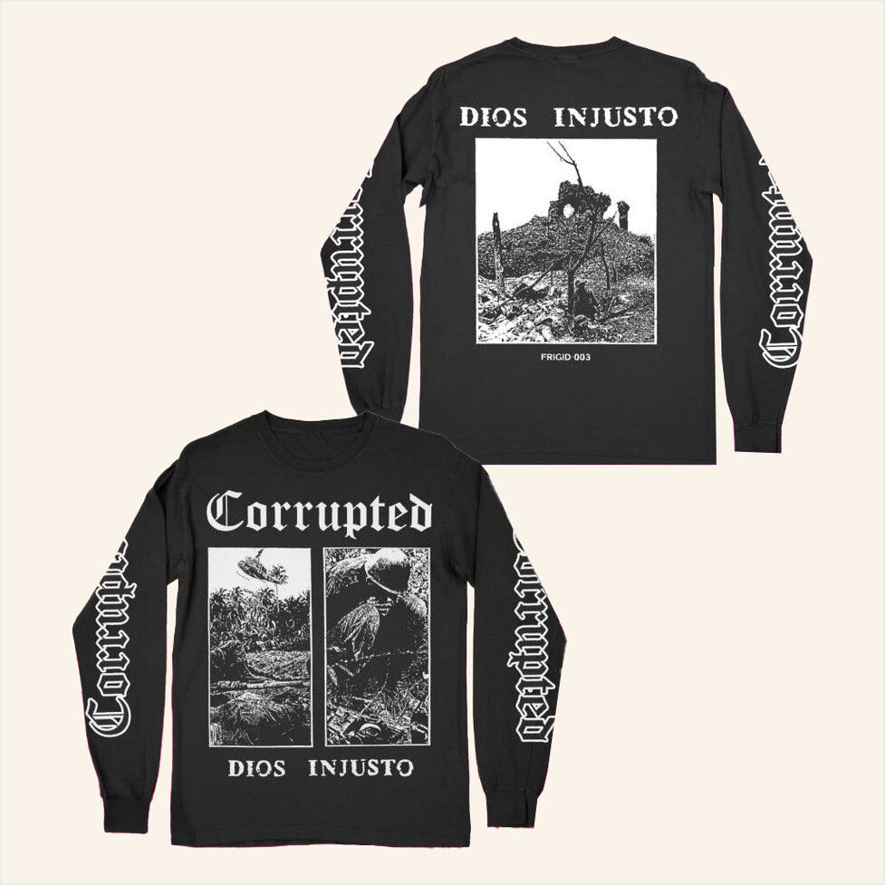 Dios Injusto Black Long Sleeve T-Shirt Dasbootleg13 Merch Gifts For Dad Gifts For Best Friend