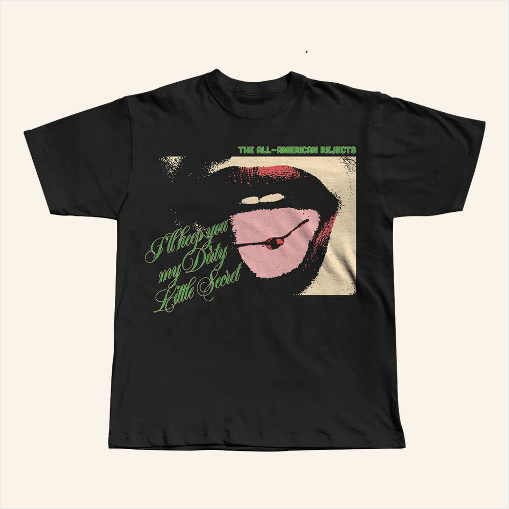 Dirty Little Secret T-Shirt All American Rejects Merch Birthday Gift Ideas Christmas Presents
