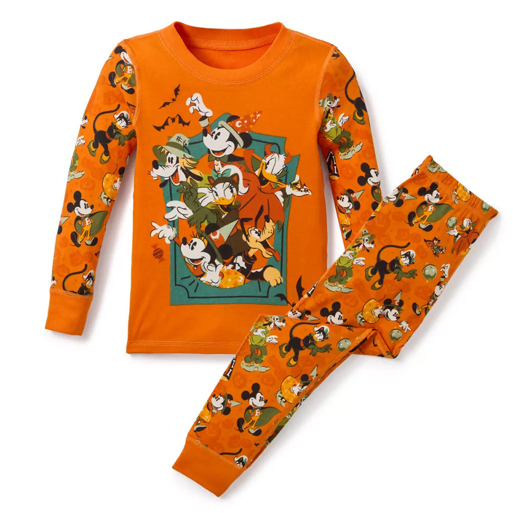 Disney Halloween Merch 2025 Mickey Mouse And Friends Halloween Pajama Sets Gifts For Fans