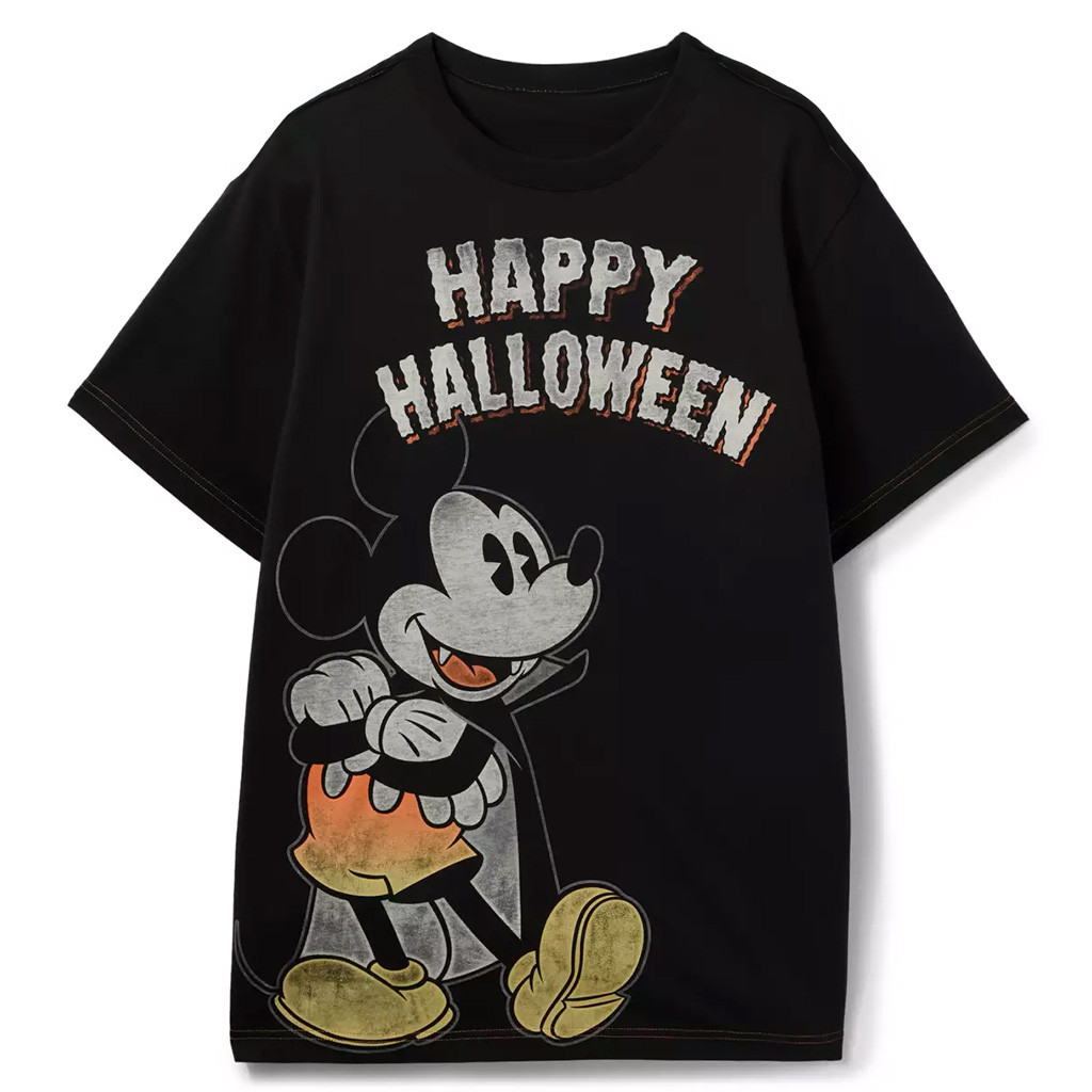 Disney Halloween Merch 2025 Mickey Mouse Happy Halloween T-Shirt Gifts For Friends