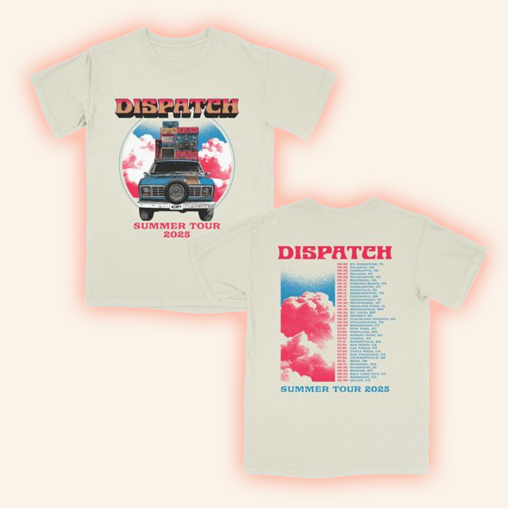Dispatch Merch Summer Tour T-Shirt Gift For Dudes