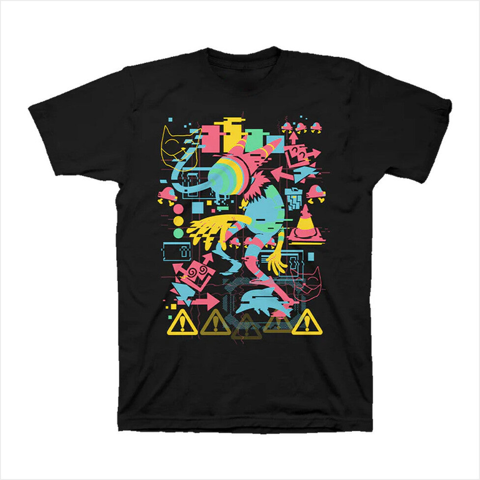 Disruption Black T-Shirt Deltarune Merch Birthday Gifts For Besties Christmas Presents
