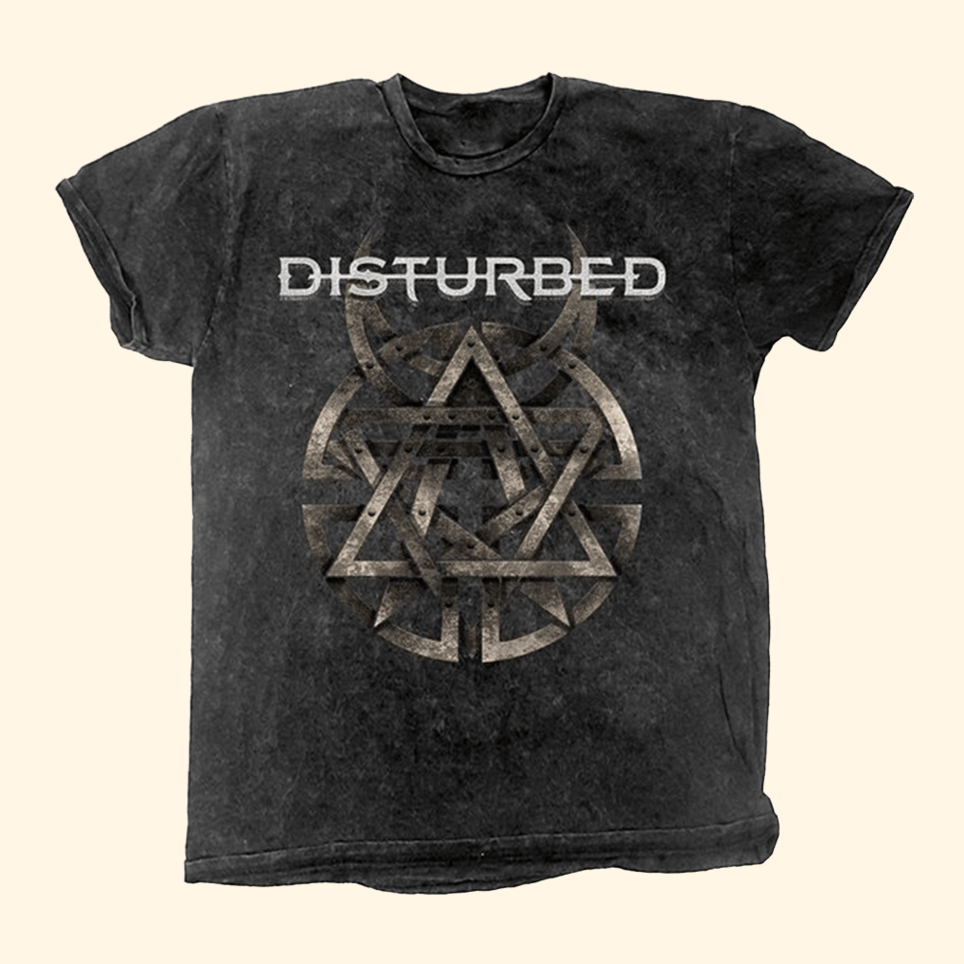 Disturbed Riveted T-Shirt Disturbed Merch Gifts For Band Fans Birthday Gifts For Besties