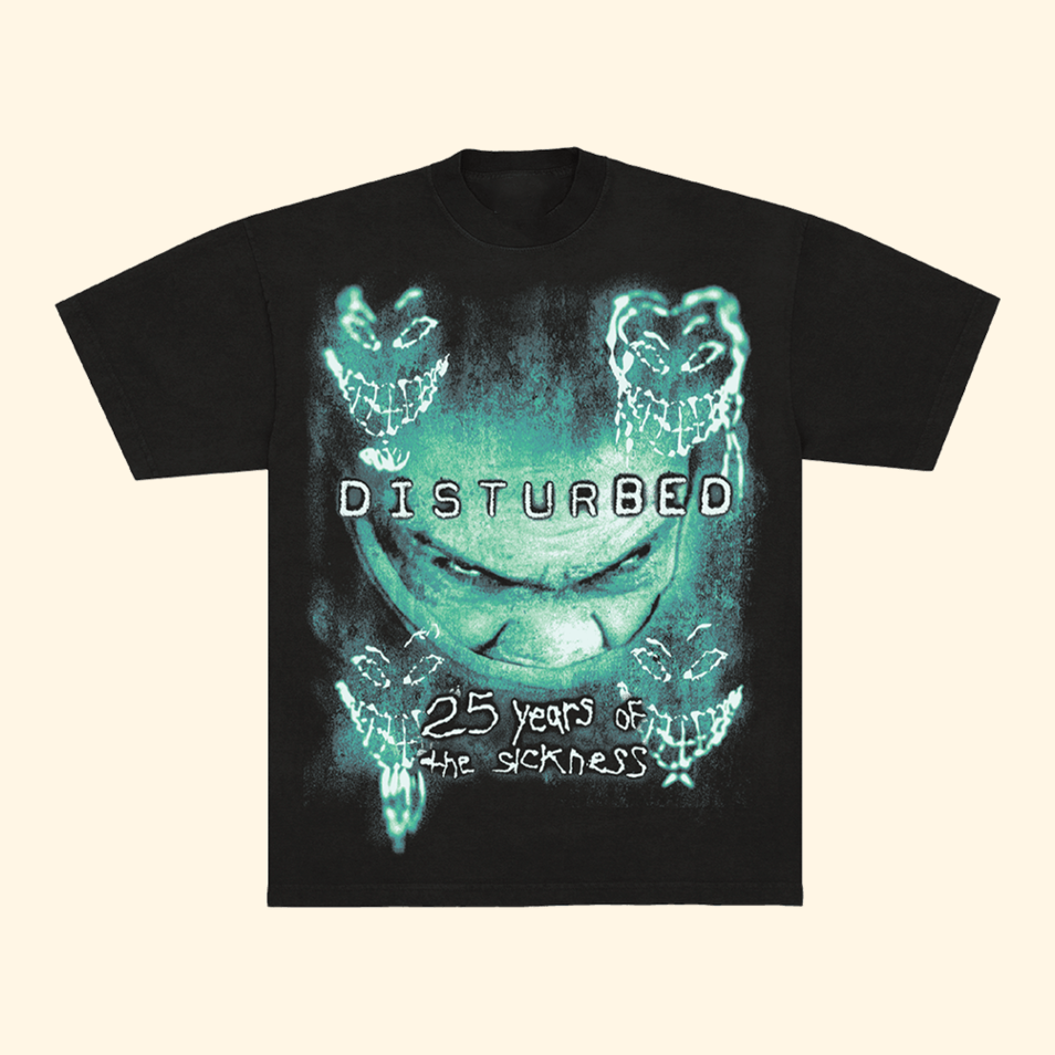 Disturbed The Sickness 25 Years Anniversary T-Shirt Disturbed Merch Father's Day Gifts For Dad
