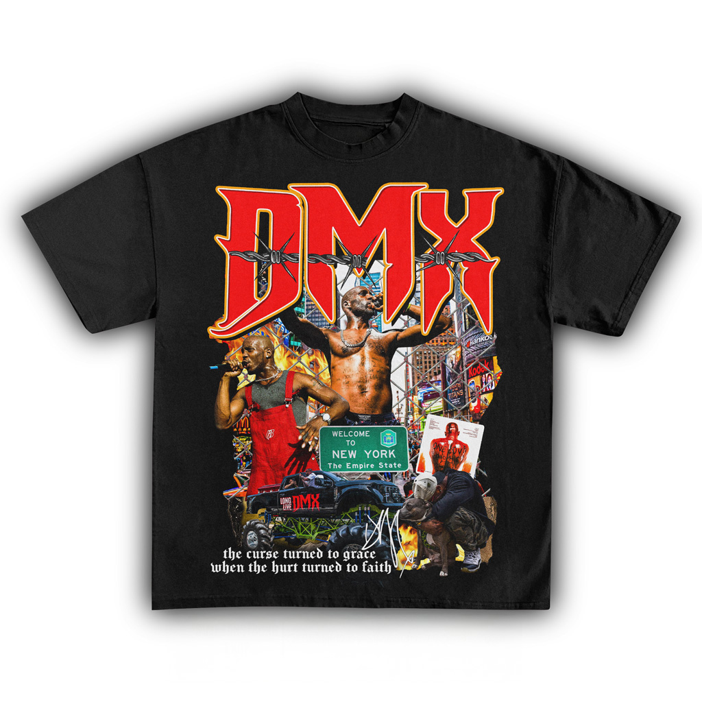 DMX White T-Shirt Black DMX Merch For Fans Best Christmas Gift Ideas