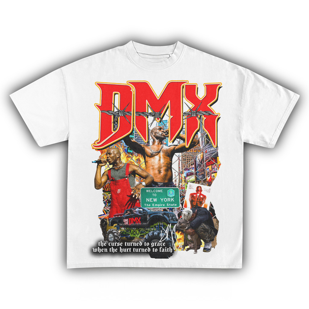 DMX White T-Shirt DMX Merch For Fans Best Christmas Gift Ideas