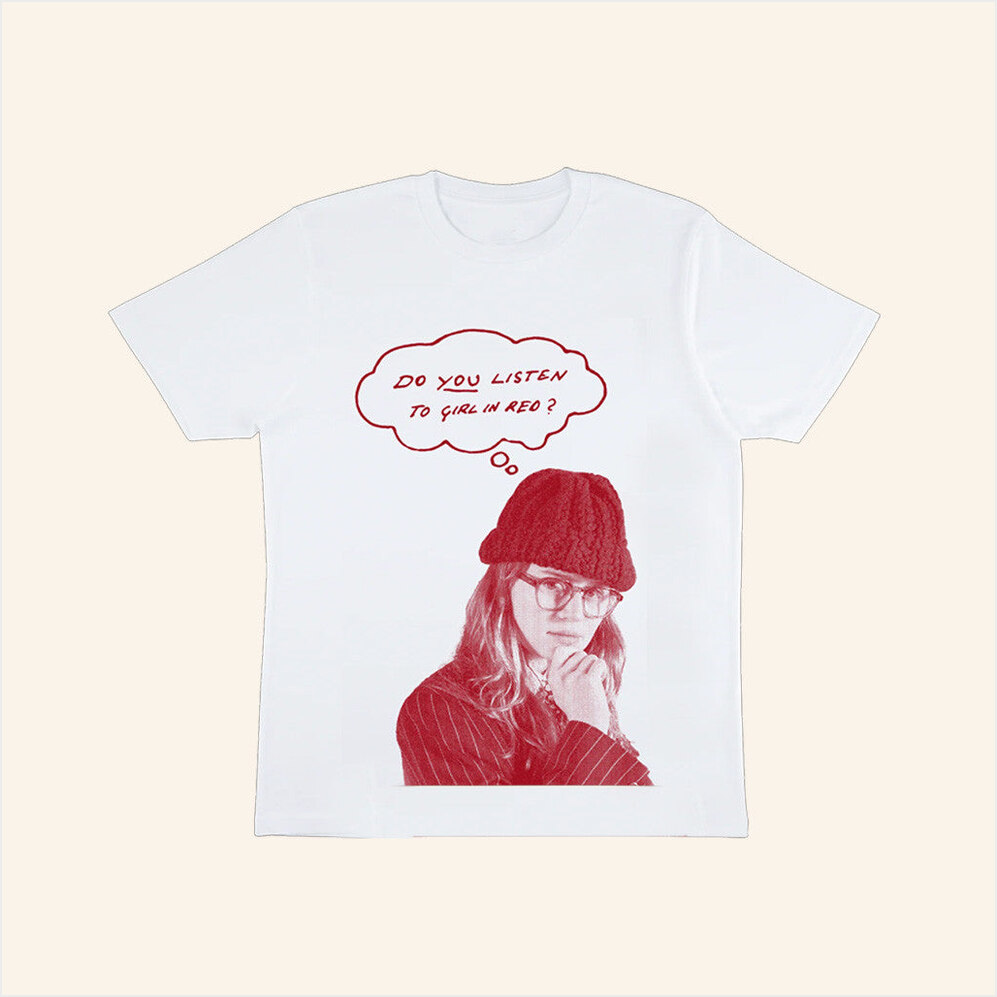 Do You Listen White T-Shirt Shopgirl In Red Merch Gifts For Girlfriend Gifts For Besties