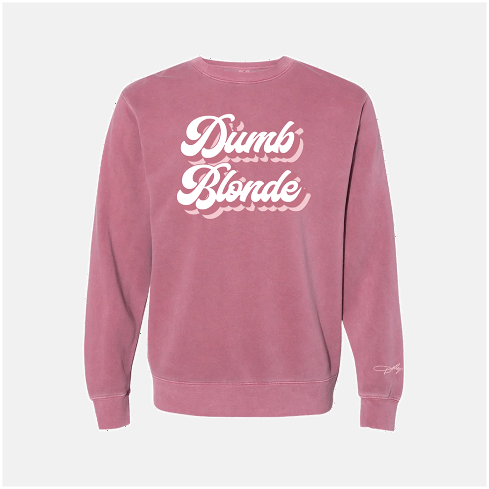 Dolly Parton Sweatshirt Dolly Parton Merch Dumb Blonde Crewneck Dad Fathers Day Gifts