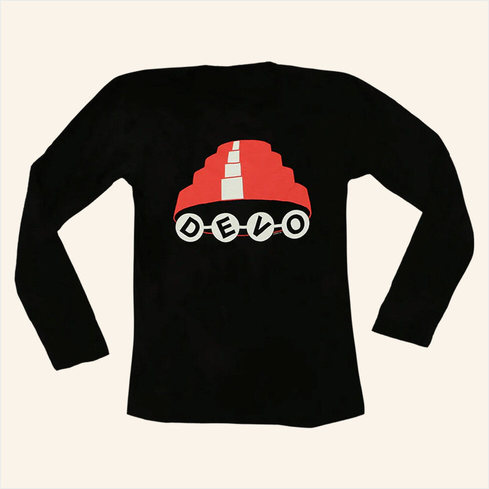 Dome Black Long Sleeve T-Shirt Devo Merch Best Birthday Gifts For Dudes Gifts For BFF