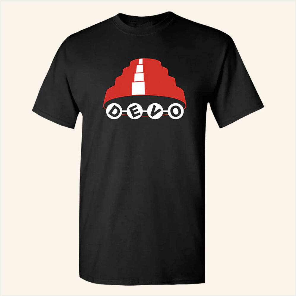 Dome Black T-Shirt Devo Merch Best Friend Birthday Gifts Christmas Presents