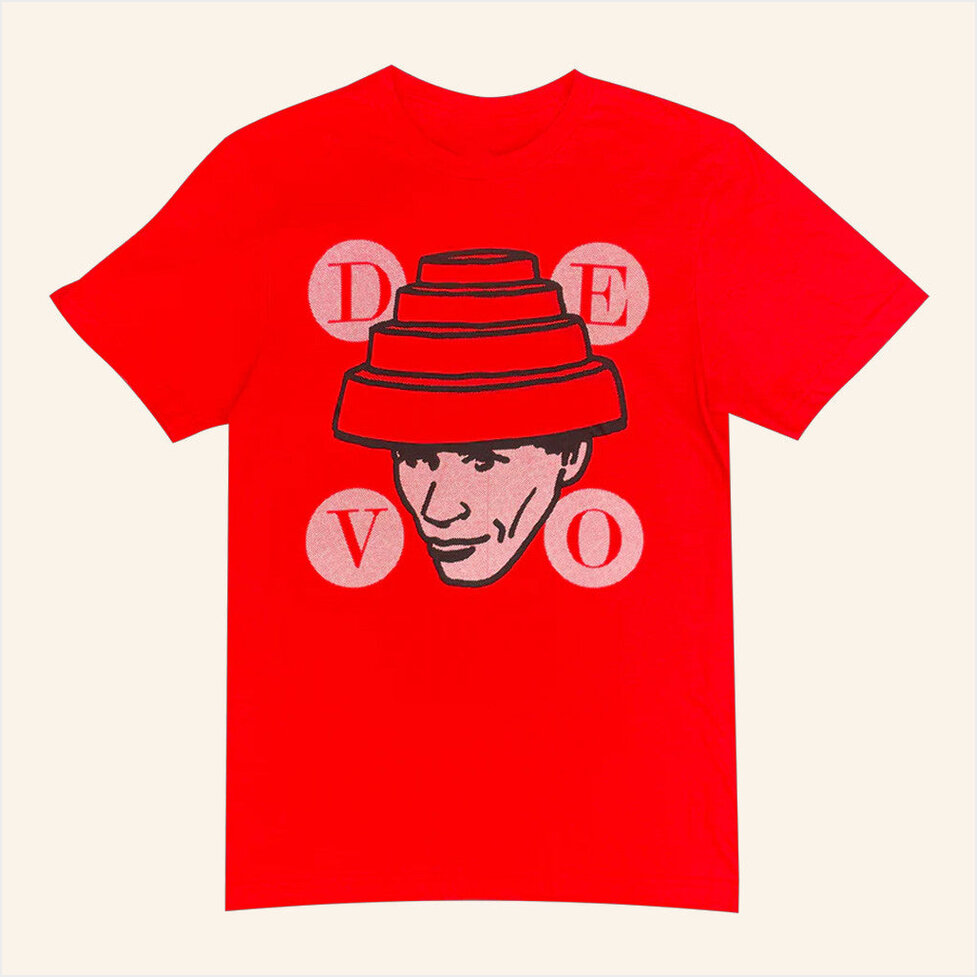 Dome Red T-Shirt Devo Merch Best Birthday Gifts For BFF Christmas Presents