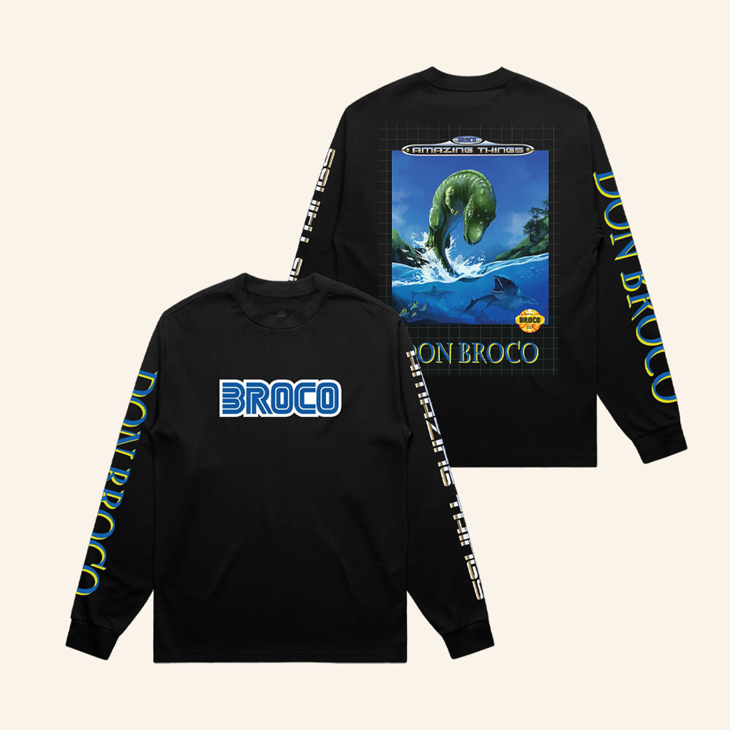 Don Broco Merch Broco The Dolphin Long Sleeve T-Shirt Gift Ideas For Boyfriend