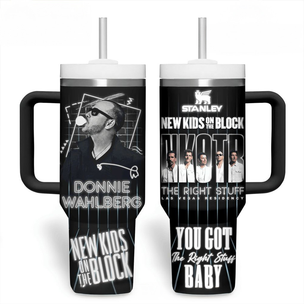 Donnie Wahlberg Nkotb The Right Stuff Las Vegas Residency Stanley Tumbler Gifts For Dad