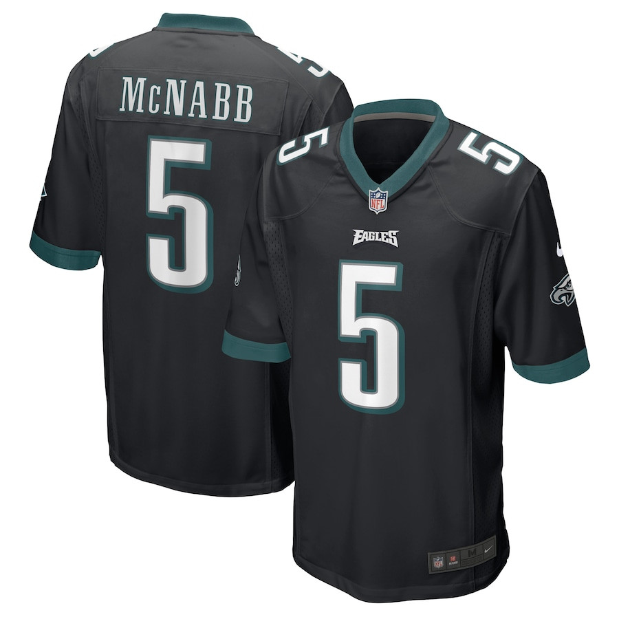 Donovan McNabb 5 Philadelphia Eagles Retired Jersey - Black - JS580
