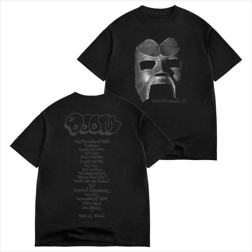 Doomsday 25 Mask Shirt MF Doom Merch Birthday Gift Ideas Christmas Presents