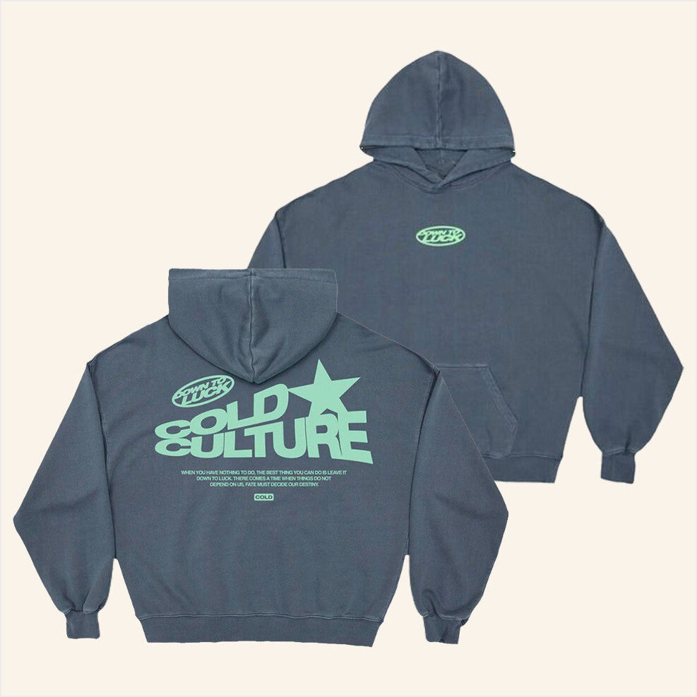 Down To Luck Hoodie Cold Culture Worldwide Merch Gift Ideas For Fans Gifts For Best Friend