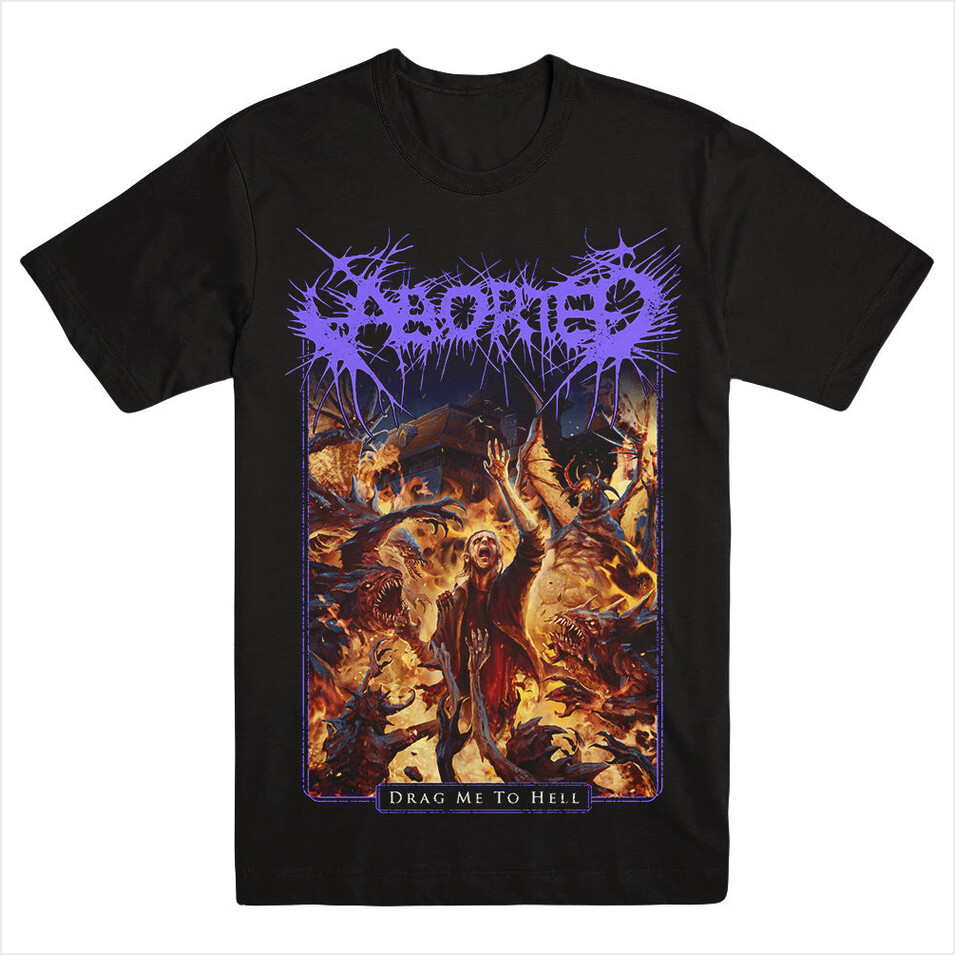 Drag Me To Hell Shirt Aborted Merch Aborted Shirt Father'S Day Gifts For Metal Music Lovers