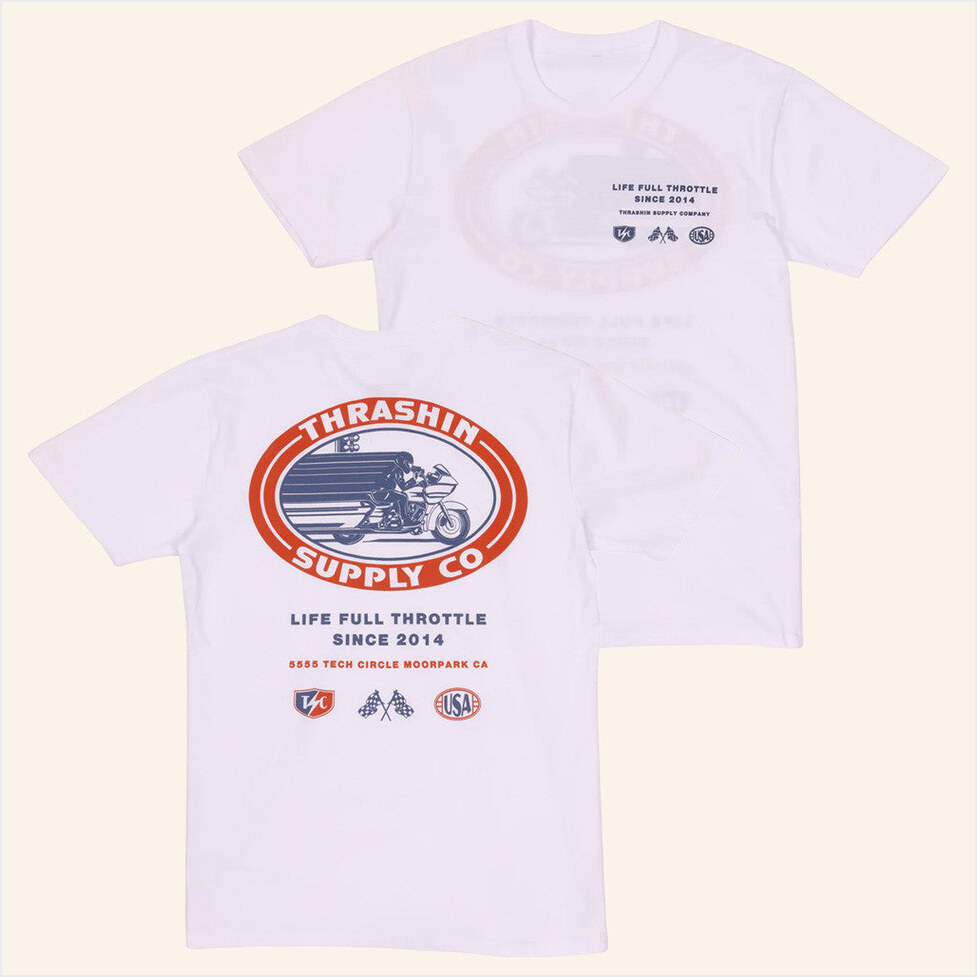 Drag Race White Shirt Thrashin Supply Merch Birthday Gifts For Best Friend Christmas Presents