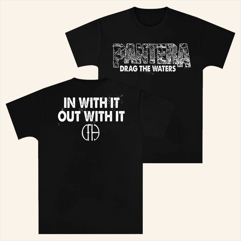 Drag The Waters Snakeskin T-shirt Pantera Merch Birthday Gifts For Dudes Gifts For Best Friend