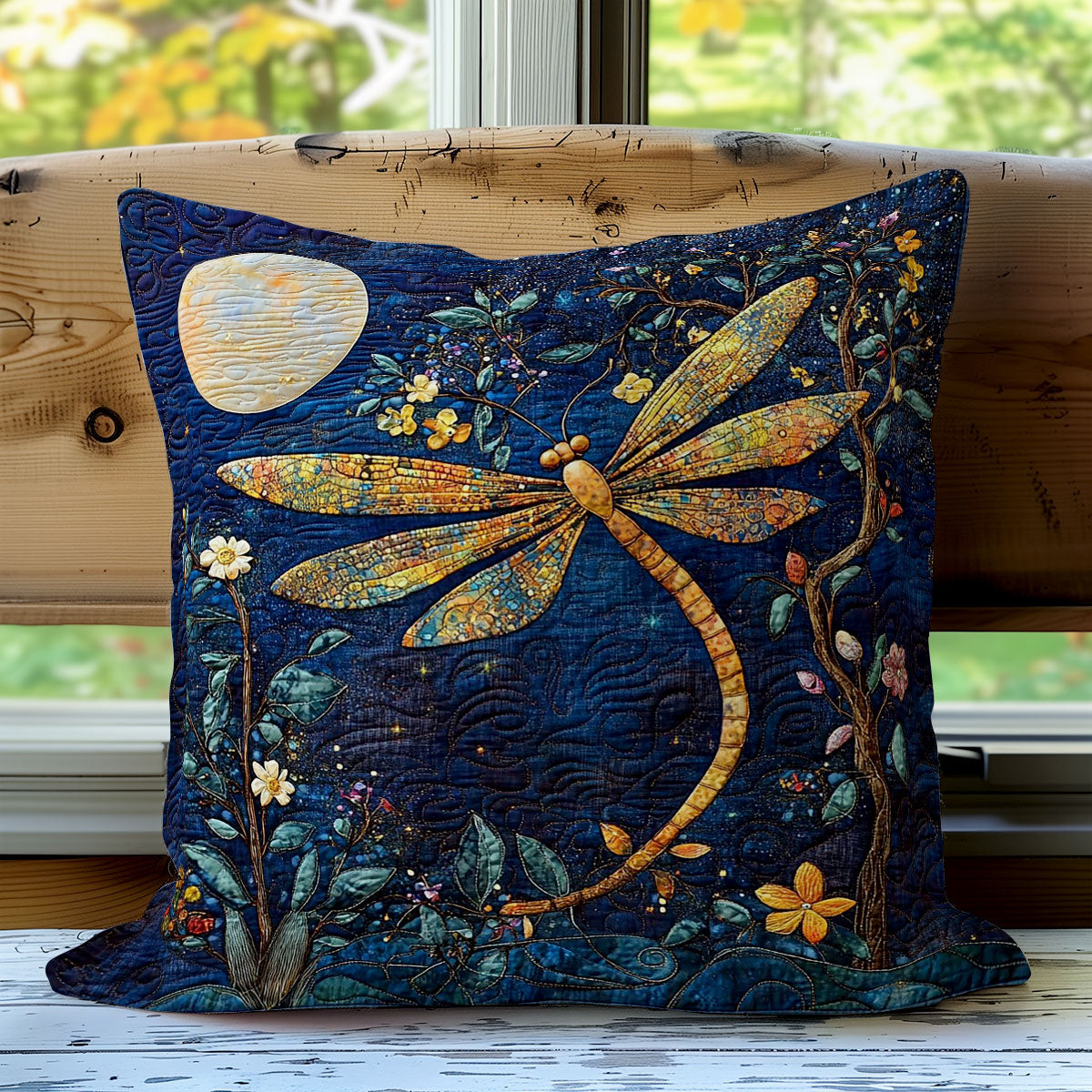 Dragonfly Quilt Pillow Case Dragonfly Themed Gifts For Mom Christmas