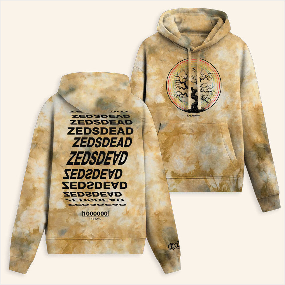 Dream Tree Tie Dye Hoodie Zeds Dead Merch BFF Birthday Gifts Christmas Presents