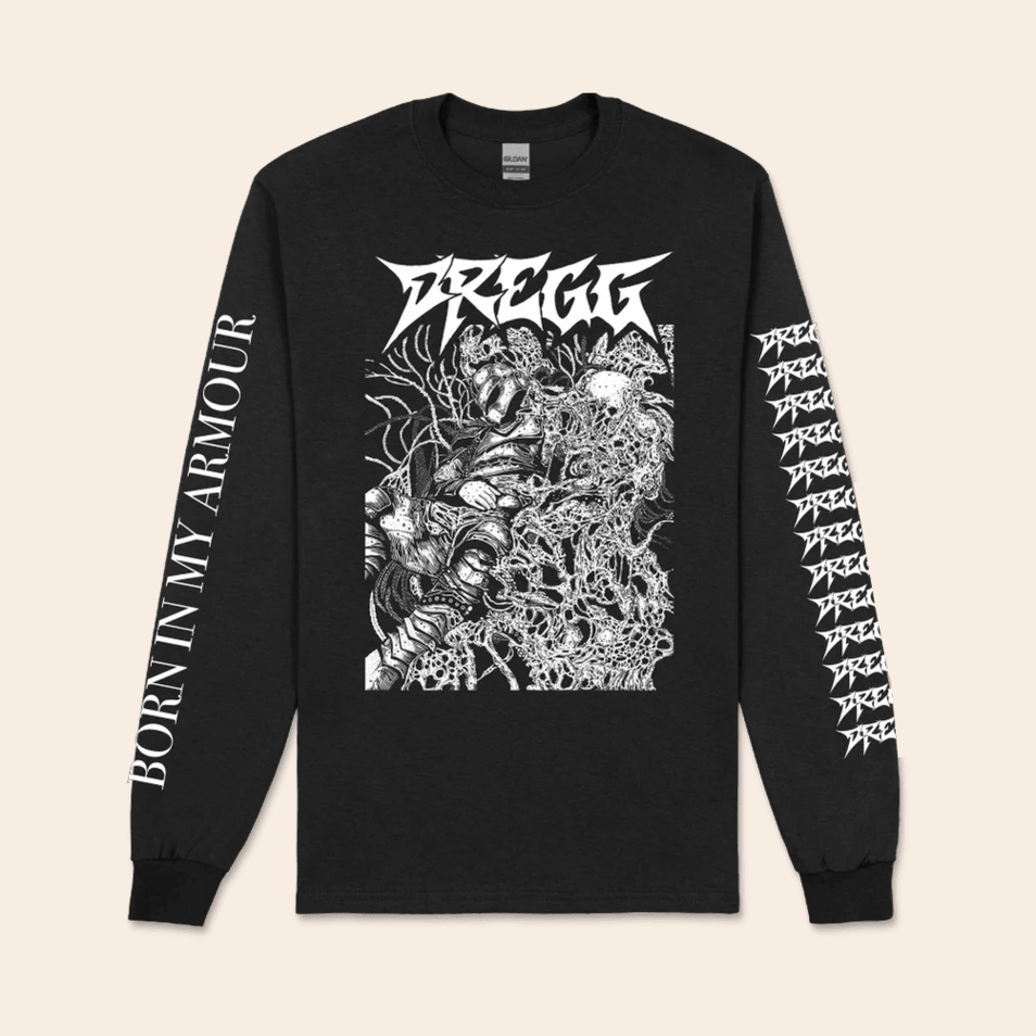 Dregg Born In My Armour Long Sleeve T-Shirt 24hundred Merch Best Birthday Gifts For Dad