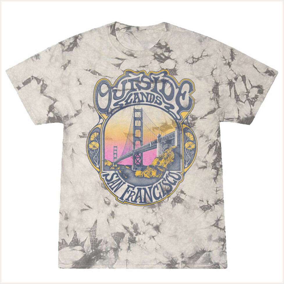 Drippy Bridge Tie Dye T-Shirt Outside Lands Merch Birthday Gift Ideas Christmas Presents