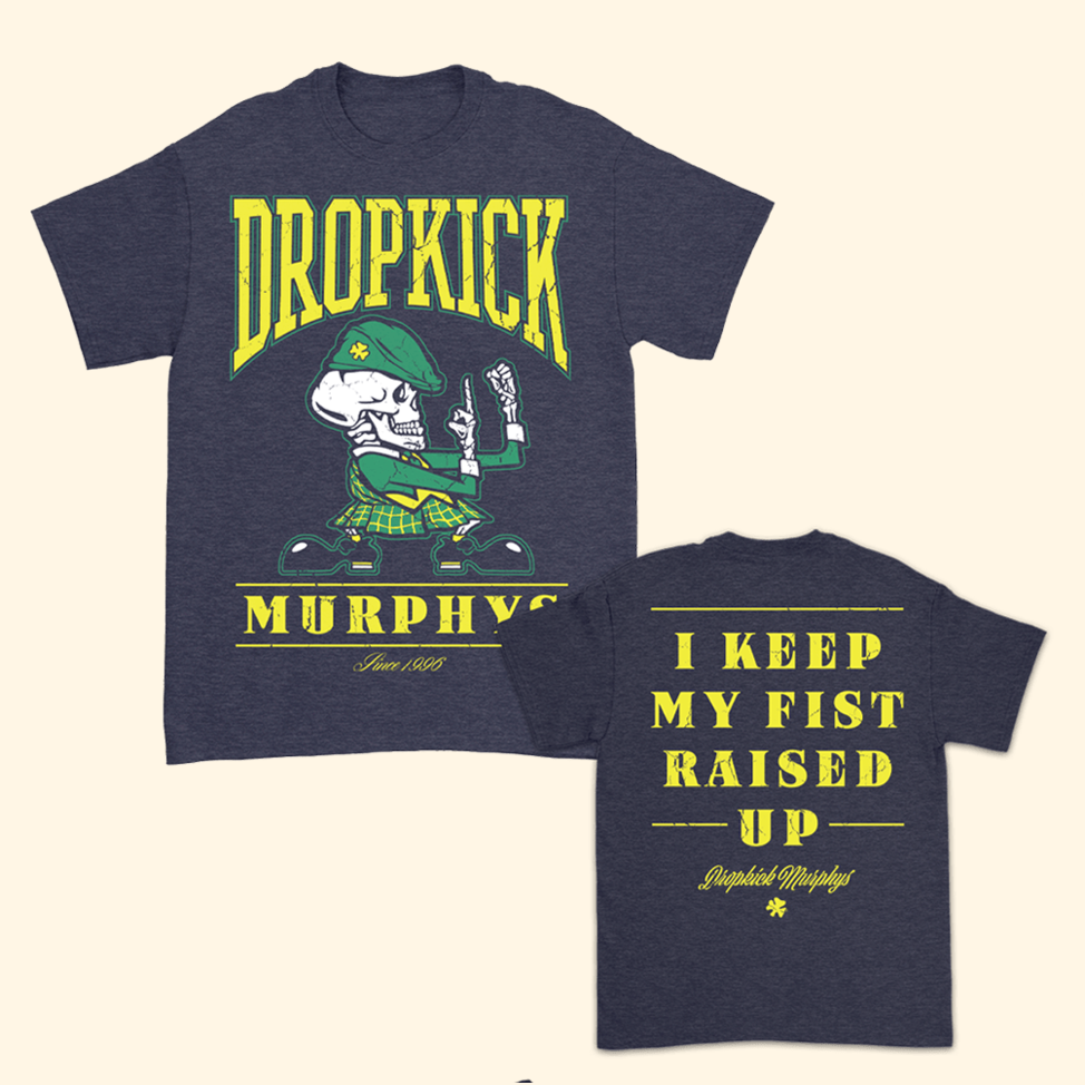 Dropkick Murphys Fist Up T-Shirt Dropkick Murphys Merch Birthday Gifts For Rock Band Fans